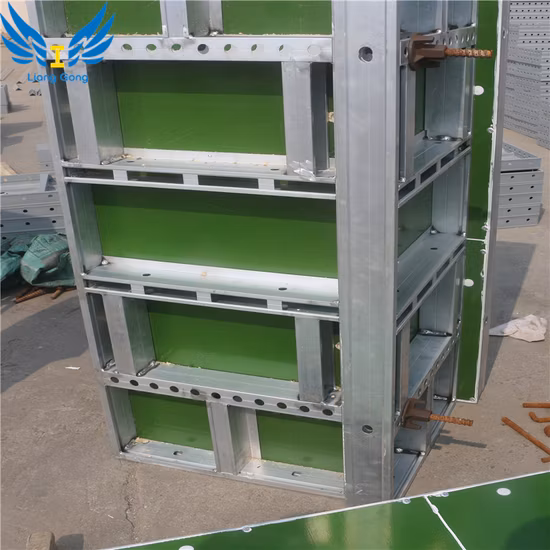 Sistema de cofragem com estrutura de alumínio leve, econômico e prático Lianggong