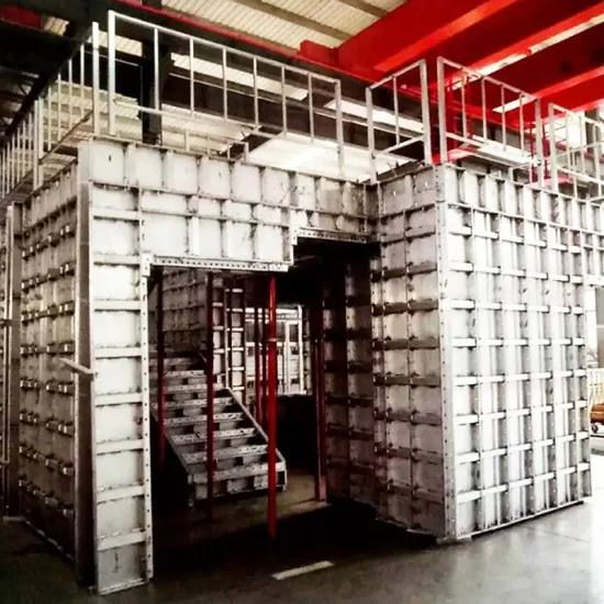 China fabricante OEM atacado durabilidade de construção cofragem de concreto com perfil de alumínio